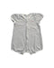 A White Short Sleeve Rompers from Petit Bateau in size 12-18M for neutral. (Front View)