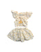 A White Skirt Sets from Gingersnaps in size 6-12M for girl. (Front View)