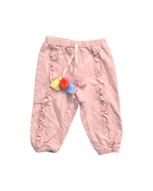A Pink Casual Pants from Gingersnaps in size 12-18M for girl. (Front View)