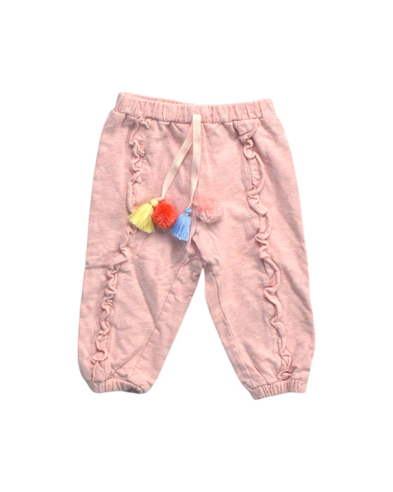 A Pink Casual Pants from Gingersnaps in size 12-18M for girl. (Front View)