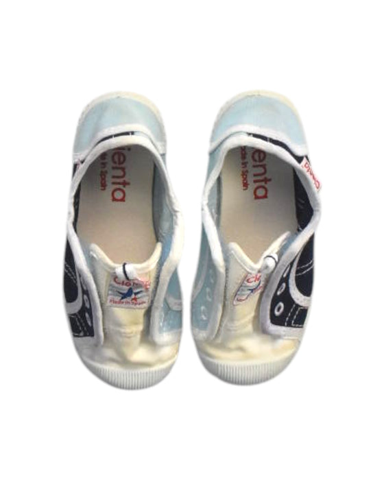 A Navy Sneakers from Cienta in size 3T for neutral. (Back View)