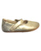 A Gold Flats from Tip Toey Joey in size 12-18M for girl. (Front View)