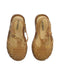A Gold Sandals from Mini Melissa in size 3T for girl. (Back View)