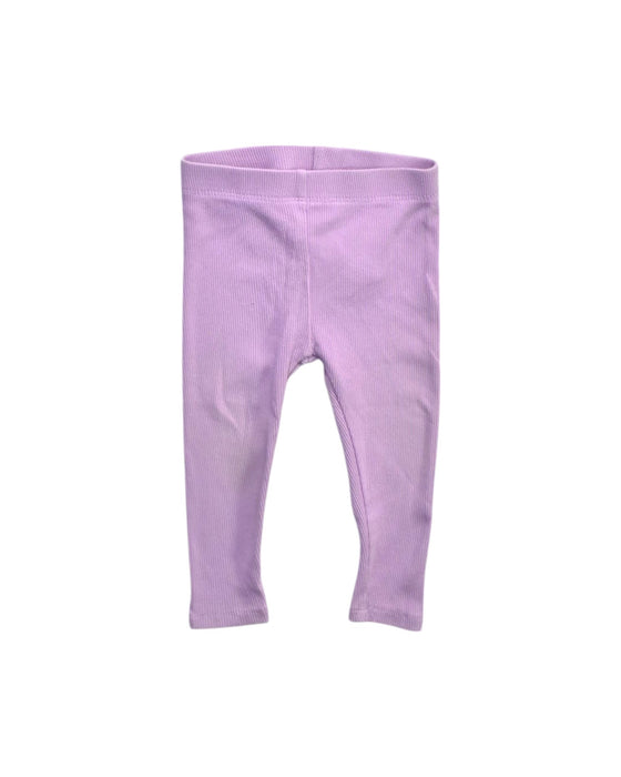 A Black Leggings from Seed in size 6-12M for girl. (Front View)