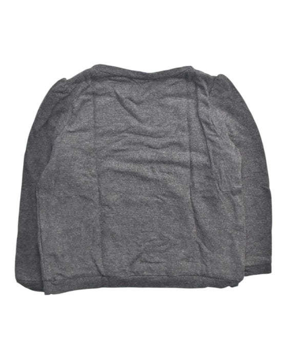 A Grey Long Sleeve Tops from Original Marines in size 4T for neutral. (Back View)