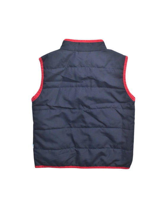 A Black Outerwear Vests from Bella Bliss in size 5T for girl. (Back View)