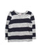 A Navy Long Sleeve T Shirts from Seed in size 4T for girl. (Front View)