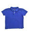 A Blue Short Sleeve Polos from Crewcuts in size 4T for boy. (Front View)