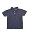 A Navy Short Sleeve Polos from Crewcuts in size 3T for boy. (Front View)