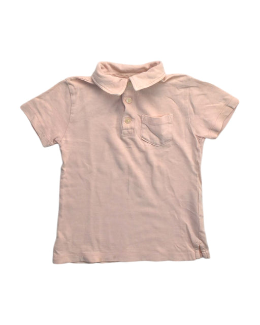A Pink Short Sleeve Polos from Crewcuts in size 3T for girl. (Front View)