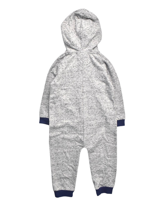 A Grey Zippered Sweatshirts from Tommy Hilfiger in size 18-24M for boy. (Back View)