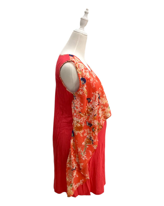 A Red Sleeveless Dresses from Spring in size Maternity-M for maternity. (Front View)