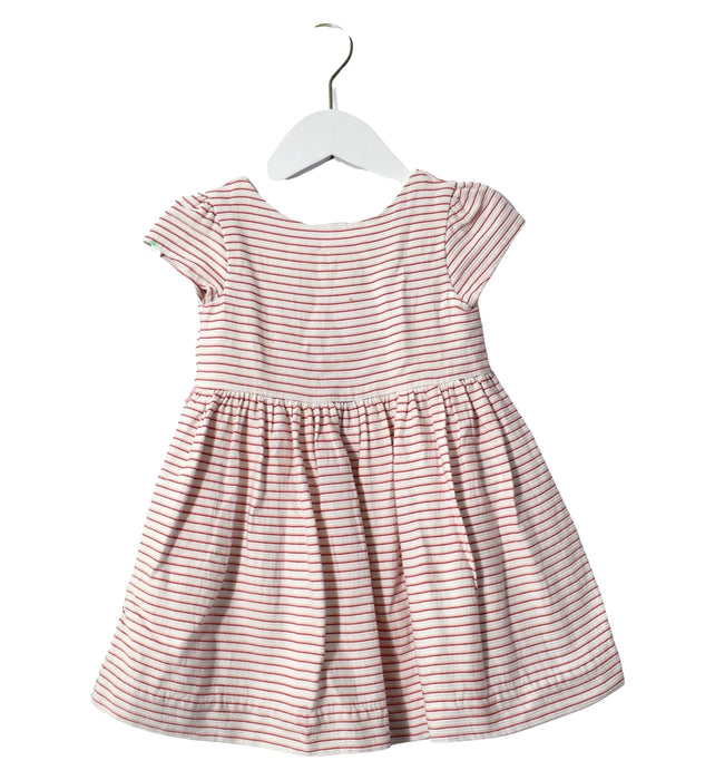 A Pink Short Sleeve Dresses from Ralph Lauren in size 12-18M for girl. (Front View)