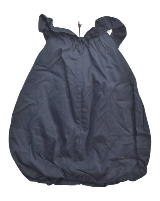 A Navy Sleeveless Dresses from Armani Baby in size 12-18M for girl. (Back View)