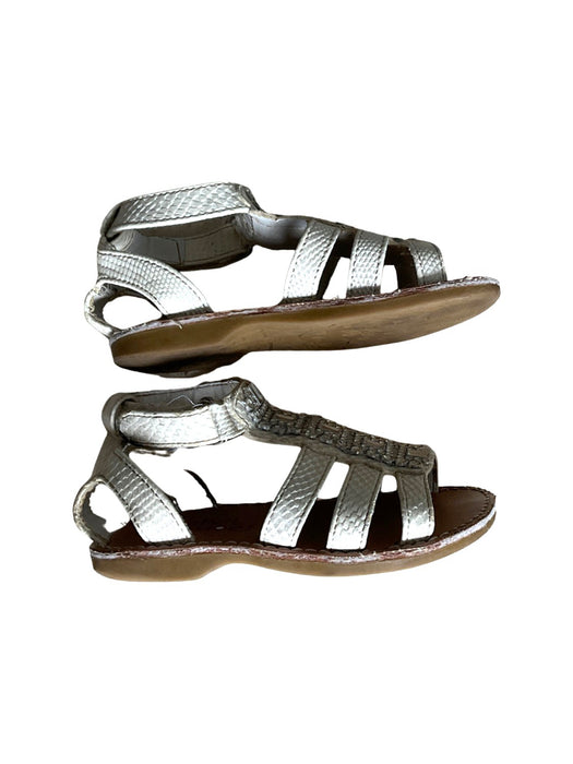 A White Sandals from Rachel Shoes in size 12-18M for girl. (Back View)