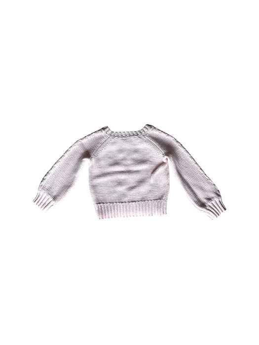 A Pink Knit Sweaters from Seed in size 18-24M for girl. (Back View)
