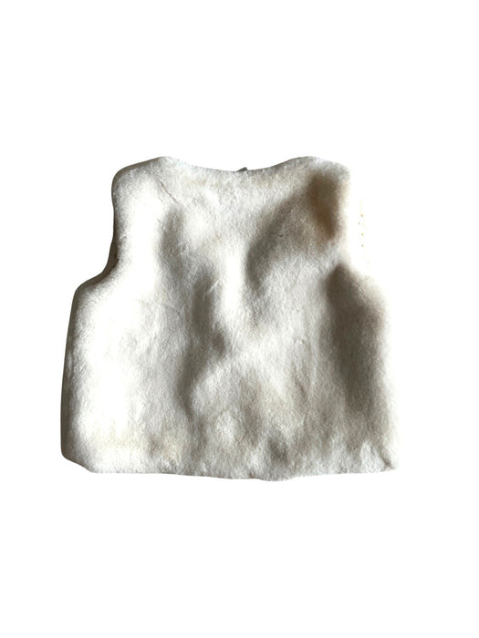 A Ivory Outerwear Vests from Seed in size 12-18M for girl. (Back View)