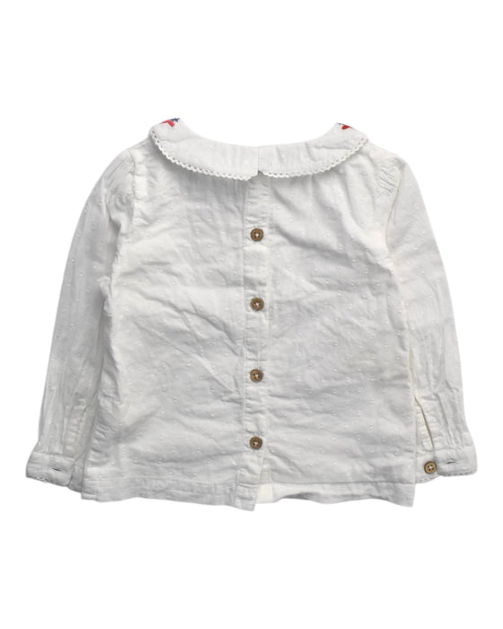 A White Long Sleeve Tops from Kite in size 2T for girl. (Back View)