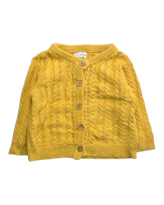 A Yellow Cardigans from Kite in size 6-12M for girl. (Front View)