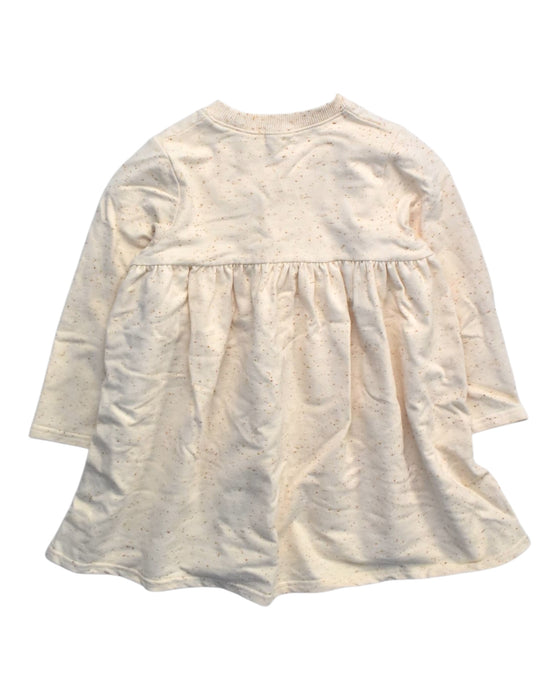 A Beige Long Sleeve Dresses from Jamie Kay in size 3T for girl. (Back View)