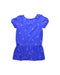A Blue Short Sleeve Dresses from Chubby Chubby in size 8Y for girl. (Front View)