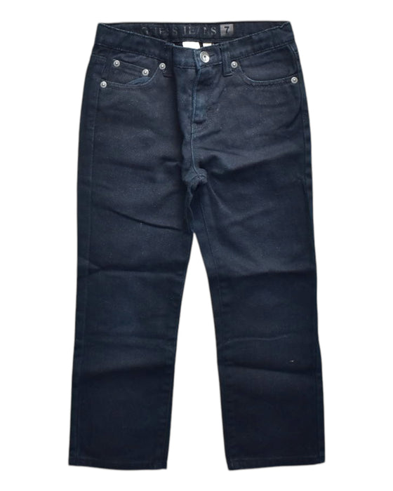 A Black Jeans from Guess Jeans in size 7Y for neutral. (Front View)