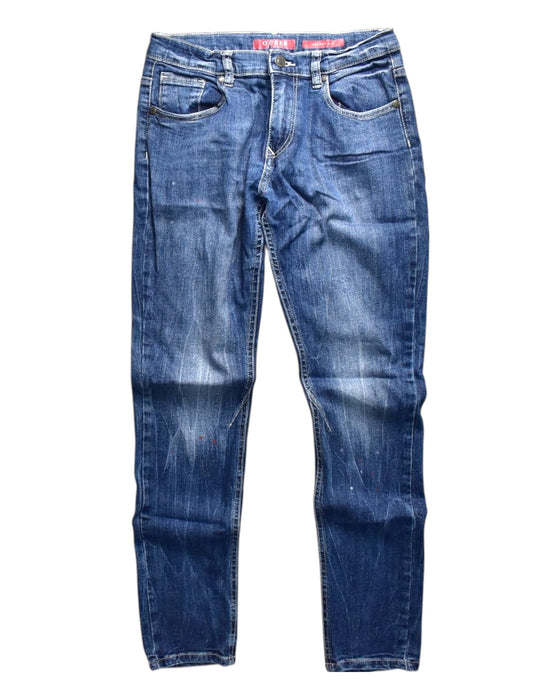 A Blue Jeans from Guess in size 12Y for girl. (Front View)