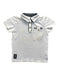 A White Short Sleeve Polos from Guess in size 6T for boy. (Front View)