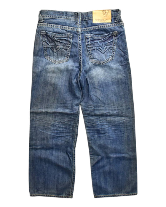 A Blue Jeans from Guess Jeans in size 7Y for neutral. (Back View)