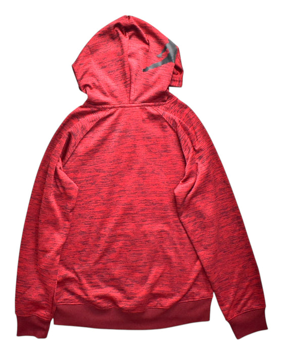 A Red Hooded Sweatshirts from Air Jordan in size 13Y for neutral. (Back View)