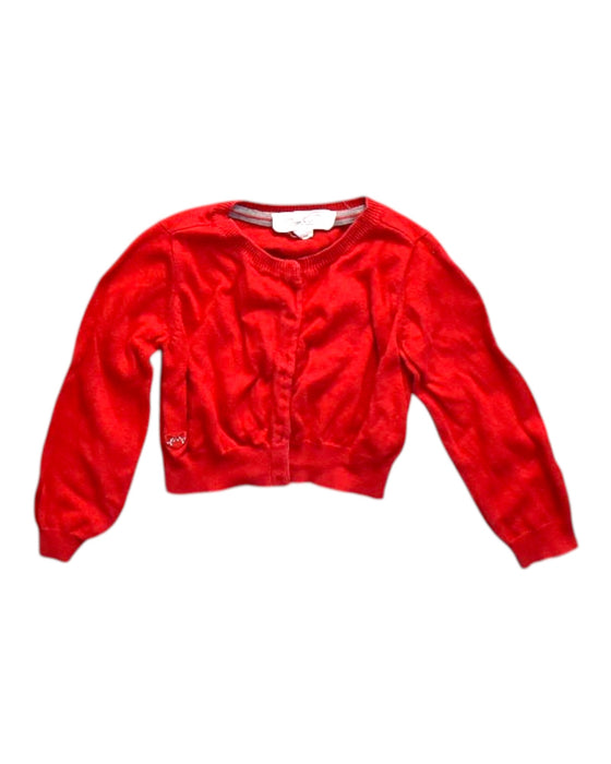A Red Cardigans from Chateau de Sable in size 3T for girl. (Front View)