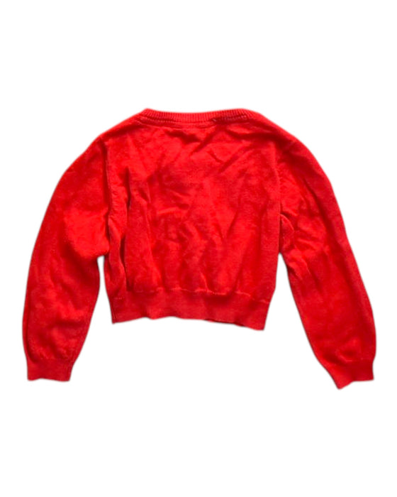 A Red Cardigans from Chateau de Sable in size 3T for girl. (Back View)