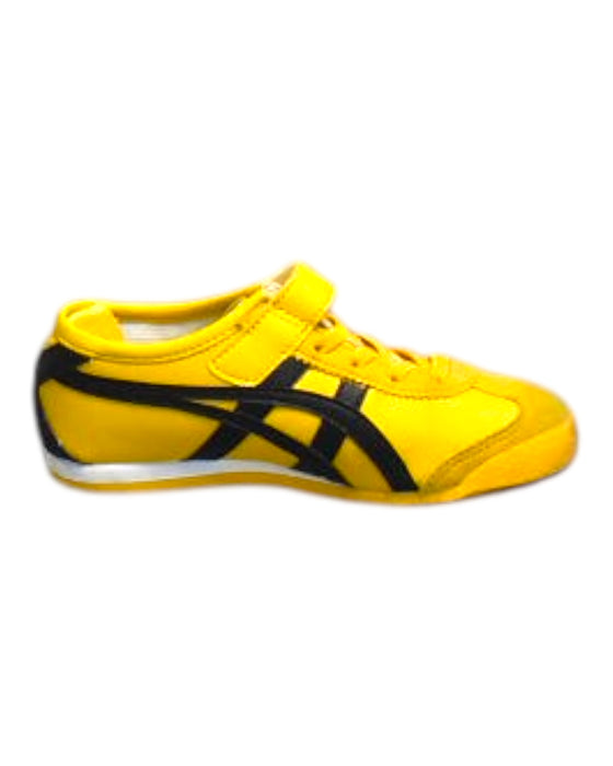 A Yellow Sneakers from Onitsuka Tiger in size 5T for neutral. (Front View)