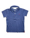 A Blue Short Sleeve Polos from The Little White Company in size 4T for neutral. (Front View)