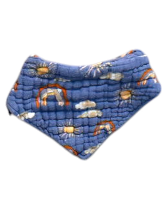 A Multicolour Bibs from Bebe au Lait in size O/S for neutral. (Front View)