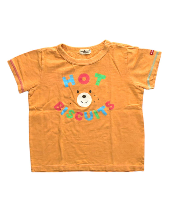 A Orange Short Sleeve T Shirts from Hot Biscuits  in size 5T for neutral. (Front View)