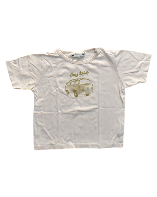 A White Short Sleeve T Shirts from Bonpoint in size 3T for neutral. (Front View)