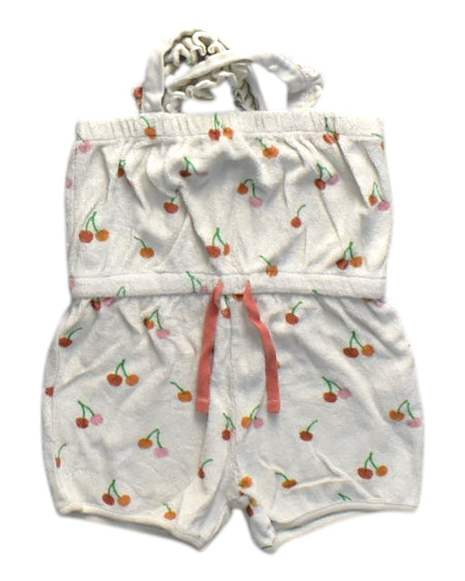 A White Sleeveless Rompers from Bout'Chou in size 18-24M for girl. (Front View)
