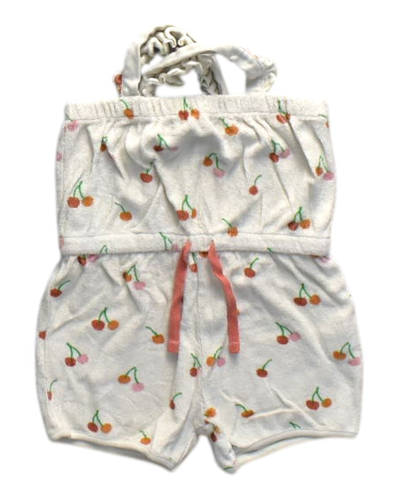A White Sleeveless Rompers from Bout'Chou in size 18-24M for girl. (Front View)