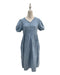 A Blue Short Sleeve Dresses from Jump Eat Cry in size Maternity-M for maternity. (Front View)