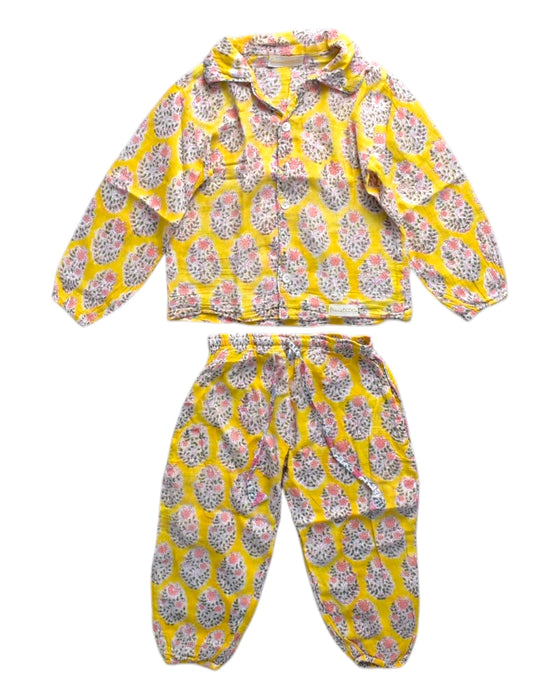 A Multicolour Pyjama Sets from Bisous Baba in size 12-18M for neutral. (Front View)