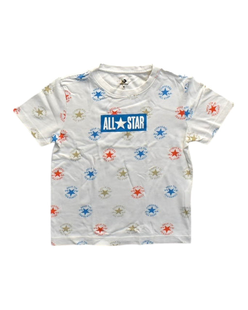 A Multicolour Short Sleeve T Shirts from Converse in size 6T for neutral. (Front View)