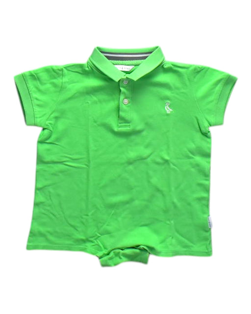 A Green Short Sleeve Polos from Raph and Remy in size 18-24M for girl. (Front View)