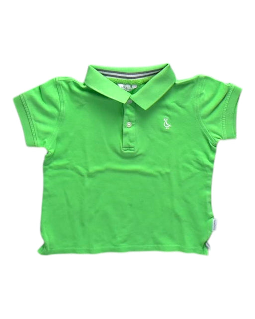 A Green Short Sleeve Polos from Raph and Remy in size 4T for boy. (Front View)