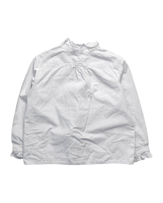 A White Long Sleeve Shirts from Bonpoint in size 4T for girl. (Back View)