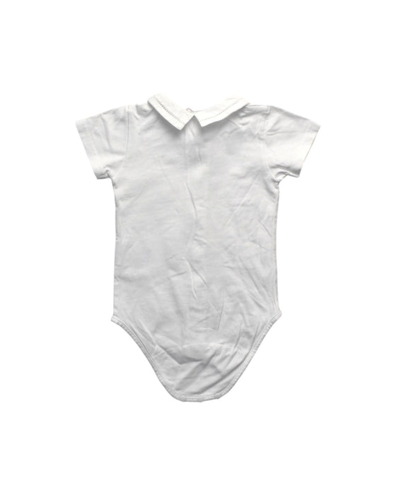 A White Short Sleeve Bodysuits from Tartine et Chocolat in size 2T for girl. (Back View)