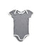 A White Short Sleeve Bodysuits from Petit Bateau in size 18-24M for neutral. (Front View)