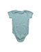 A Teal Short Sleeve Bodysuits from Bout'Chou in size 18-24M for girl. (Back View)
