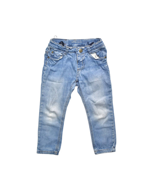 A Blue Jeans from Bout'Chou in size 18-24M for boy. (Front View)