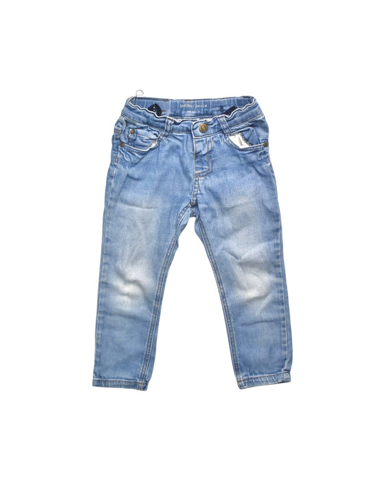 A Blue Jeans from Bout'Chou in size 18-24M for boy. (Front View)